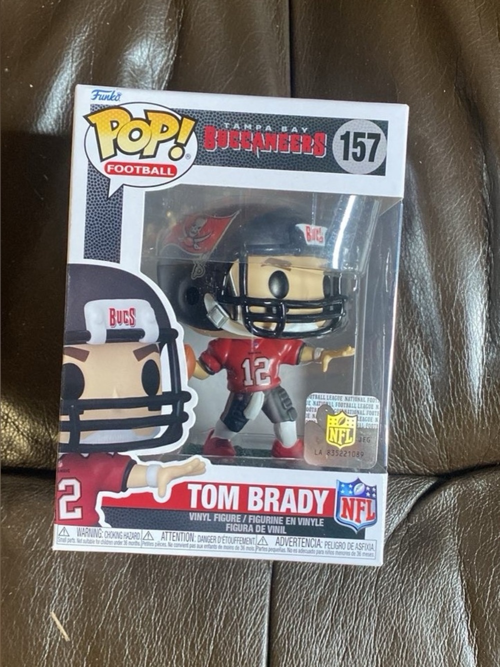 Tampa Bay Buccaneers 157 Tom Brady Home Red Uniform Jersey Funko Pop